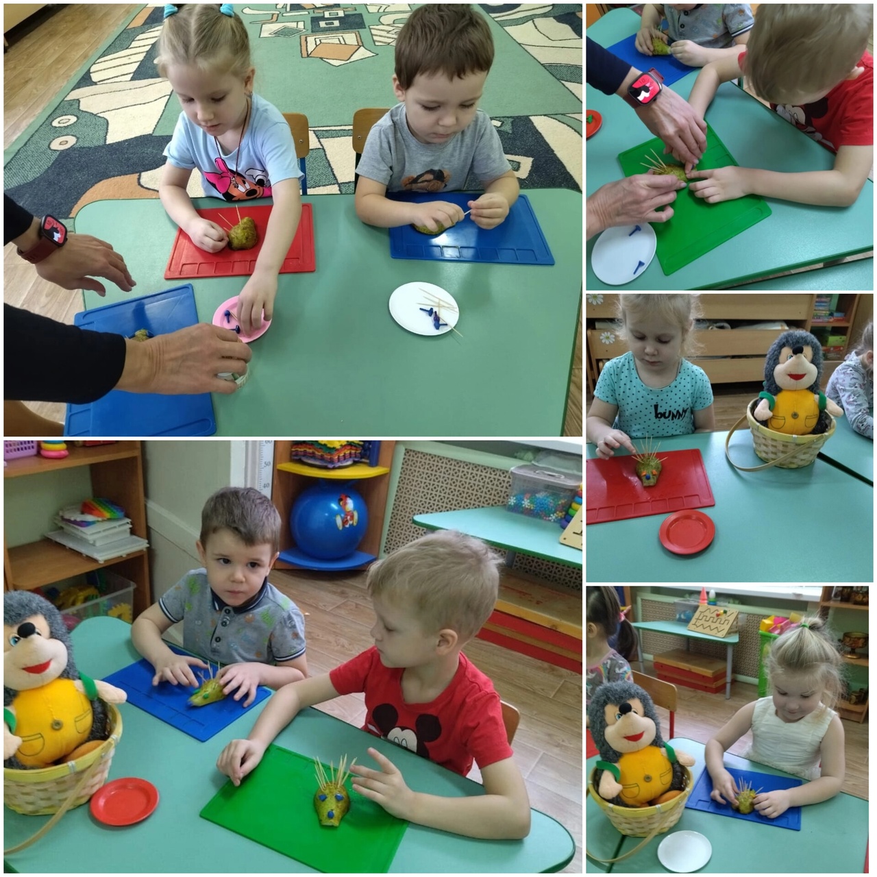 Как груша превратилась в колючего ёжика